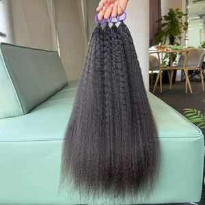 ผมถักโครเชต์แบบตรงหยักศก 100% ผมแท้เวียดนาม สีธรรมชาติ ทำด้วยมือ เหมาะสำหรับทุกโอกาส - Product Image 1