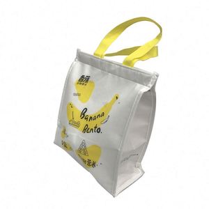 Tùy chỉnh lớn cách điện không dệt Tote hàng tạp hóa túi túi với in Logo Canvas Túi lạnh - Product Image 3