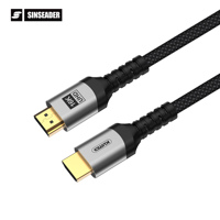 Câble HDMI 2.2 tressé 16K en gros d'usine, 1M 2M Ultra96, pour HDTV et ordinateur portable