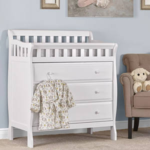 Cambiador de Bebé Moderno de Madera Natural de Alta Calidad con 3 Cajones de Almacenamiento, Tamaño Personalizado, Certificado de Seguridad para Uso en Dormitorios - Product Image 3