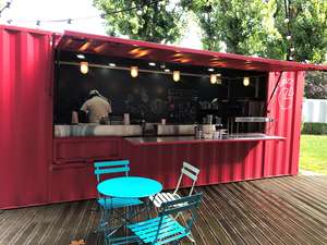 Nuovo Design 20ft Coffee Shop Container Bar Fast Food Container chiosco carrello all'aperto in <span class=keywords><strong>vendita</strong></span> - Product Image 2