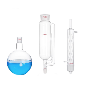 Estrattore di Soxhlet per apparecchiature di estrazione a circuito chiuso specifiche da laboratorio per la distillazione del vetro - Product Image 5