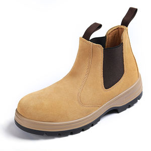 Chaussures de sécurité SUNLAND sans lacets, chaussures de soudage de sécurité pour soudeurs, chaussures de sécurité en cuir pour entrepôt - Product Image 1