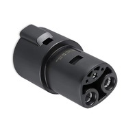 Adaptador de Carga para Vehículos Eléctricos IP54 60A, SAE J1772 CCS1 a Nacs, Compatible con Tesla Model Y L 3 X S