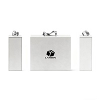 Boîte cadeau magnétique pliable de luxe personnalisée, grande taille, en carton rigide, avec logo en feuille noire, pour vêtements et robes