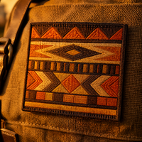 Écusson brodé drapeau européen, emblème d'identité nationale pour vestes de voyage, écusson personnalisé de pays, finition thermocollante, marque premium