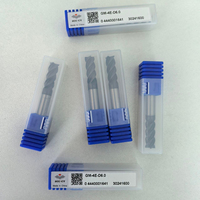 Fraise à queue en carbure monobloc 4 dents Zcc Brand GM-4E-D6.0, queue de 50 mm, revêtement AlTiN, pour fraisage en pente, 100% Originale pour centre d'usinage CNC