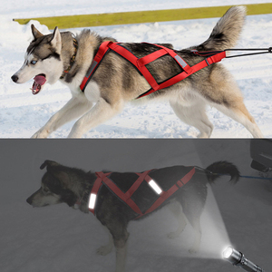 トレーニングベスト製品メーカーを引っ張るためのカスタマイズされた高品質のエスケープなしそり犬ハーネス重量 - Product Image 2