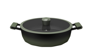 Bộ nồi chảo chống dính vân kim cương, thân nhôm đúc bền chắc, thiết kế sang trọng cao cấp - Product Image 4