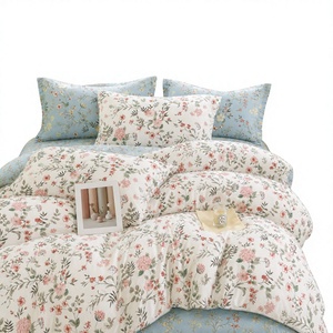Poland Local Hub Sunroom Floral Bedding <b>Set</b> 3 Piece Queen Size Cotton <b>Comforter</b> EU Dropshipping - Product Image 1