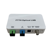 CATV optique FTTH récepteur de télévision par satellite numérique bande C LNB 1310nm 1550nm récepteur à fibre optique sans air