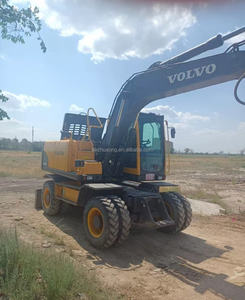 Excavadora Volvo EW145B de alto rendimiento, gran oferta, excavadora de ruedas usada, bajas horas de trabajo - Product Image 1
