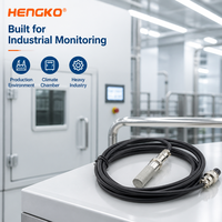 Capteur de température et d'humidité HENGKO I2C avec sonde en acier inoxydable fritté pour la surveillance industrielle à haute humidité