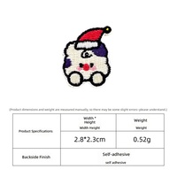 Badges brodés autocollants en toile écologique OEM, motifs animaux de dessin animé variés, certifiés CE, motifs grenouille et cerf, thermocollants pour chapeaux et vêtements