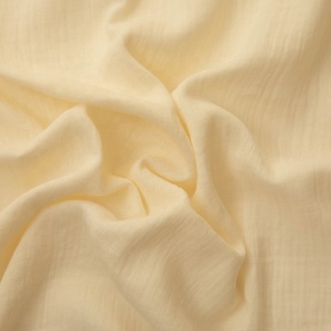 Tissu en coton <span class=keywords><strong>double</strong></span> <span class=keywords><strong>gaze</strong></span> uni froissé pour la literie et les vêtements <span class=keywords><strong>de</strong></span> nuit pour enfants - Product Image 5