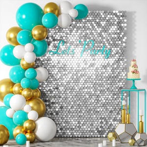 Kls Nhà Máy Trang Trí Quảng Trường 4D Bảng Điều Chỉnh Đảng <span class=keywords><strong>Backdrop</strong></span> Tùy Chỉnh Sequins <span class=keywords><strong>Backdrop</strong></span> Chất Lượng Cao Sequin Tấm Tường Đám Cưới - Product Image 6
