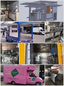 CLW-carro móvil <span class=keywords><strong>de</strong></span> comida rápida para pizza y café, a gasolina, mejor precio, changan - Product Image 6