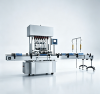 Machine de remplissage d'eau entièrement automatique avec convoyeur intégré pour bouteilles