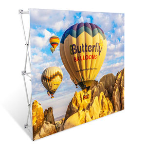 Promosi LATAR BELAKANG Portabel Kain Kustom Pop Up Booth Iklan Pameran Dagang Tampilan Berdiri Pameran Spanduk Dinding - Product Image 3