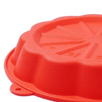 Fournisseurs de Kangwen Moule à gâteau en silicone pour fondant rond personnalisé en forme de fleur Moule à gâteau en silicone pour gâteaux