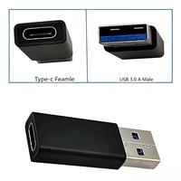 Adaptateur USB 3.0 mâle vers USB Type-C femelle avec puce IC intégrée, prise réversible, pleine vitesse USB 3.0, modèle