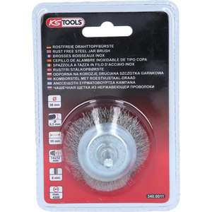 KS เครื่องมือ-340.0014โถเหล็กไร้สนิม-4042146235638ขัดล้อ, แปรงและฝากระโปรง - Product Image 5