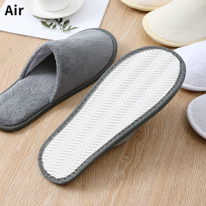 Customized Luxury Coral Fleece Room <strong>Slippers</strong> Closed Toe Disposable Soft <strong>Slipper</strong> Hotel Amenities - Product Image 4