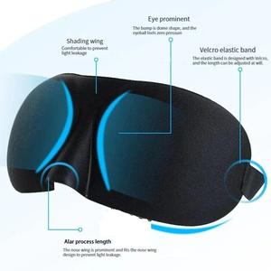 En gros 1 pièce Masque de sommeil 3D naturel et doux, portable, pour femmes et hommes, cache-yeux de voyage - Product Image 4