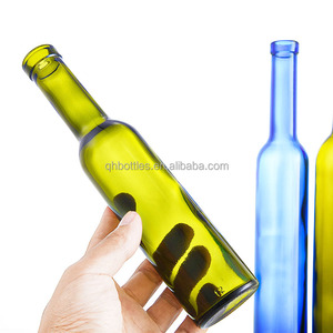 Gran oferta, 200ml, 375ml, 500ml, 750ml, ámbar transparente, <span class=keywords><strong>azul</strong></span>, verde, cuello largo, <span class=keywords><strong>botella</strong></span> de vino tinto con corcho de madera para vino, whisky, licor - Product Image 4