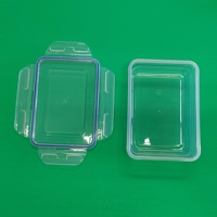 Boîte de fruits en plastique jetable de vente chaude pour emballer des aliments frais comme des sandwichs à salade de sushi