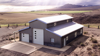 Construcción rápida y de bajo costo de edificios prefabricados con estructuras de acero, cobertizos prefabricados para caballos y graneros para granjas