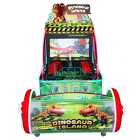 Machine de jeu d'arcade de tir aquatique à monnayeur pour 2 joueurs Dinosaur Island pour parcs d'attractions et centres de jeux