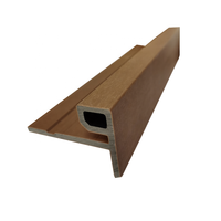 Revêtement extérieur de mur de panneau de wpc de maison externe extérieure d'effet en bois