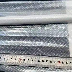 silver carbon fiber hydrographic film wholesale-water transfer paper-hydro dipping patterns for sale