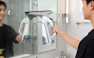 Nettoyeur de vitres électrique portatif, grand réservoir, étanche IPX4, autonomie de 30 à 60 minutes, <span class=keywords><strong>raclette</strong></span> à vitres portable pour la maison, la voiture, la salle de bain - Product Image 5