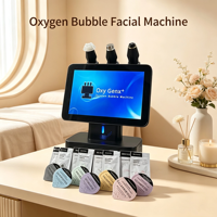 Appareil de soin du visage portable 3-en-1 à bulles de CO2, machine de rajeunissement de la peau, appareil de beauté Jet Peel pour le nettoyage du visage