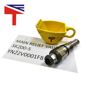Válvula de Alivio Principal YN22V0001F8 de Alta Calidad para Excavadora SK200-5 SK200-6 - Product Image 1