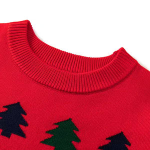 เสื้อกันหนาวลายคริสต์มาสสุดคลาสสิกสำหรับเด็กชายและเด็กหญิง เนื้อผ้านุ่มถักอย่างดี เหมาะสำหรับชุดเทศกาลในงานสังสรรค์ในครอบครัว - Product Image 4