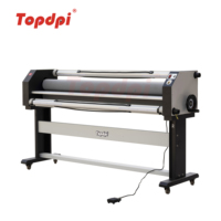 Topdpi – plastifieuse à froid manuelle à basse température, 1.6m, Machine à plastifier grand Format pour papier autocollant