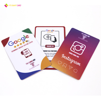 YTS prix d'usine partage de médias sociaux personnalisé Nfc Tiktok Play cadeau carte d'examen Google