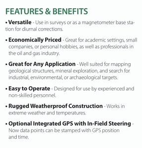 Magnetómetro de protones portátil G-857 con estación base y GPS en stock - Product Image 3