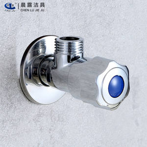 วาล์วควบคุมน้ำแบบมุมฉาก ชุบโครเมียม เกลียวตัวผู้ 4 จุด สำหรับเครื่องทำน้ำอุ่นในห้องน้ำ - Product Image 4