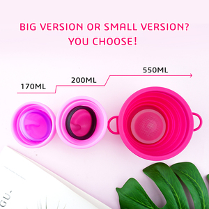 Venta caliente reutilizable de silicona <span class=keywords><strong>Copa</strong></span> <span class=keywords><strong>Menstrual</strong></span> caja esterilizadora <span class=keywords><strong>plegable</strong></span> taza esterilizadora - Product Image 5