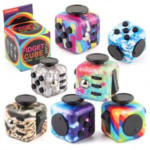 Mini Cubo Mágico de 6 Caras Colorido, Cubos Fidget, Juguetes Sensoriales - Product Image 1