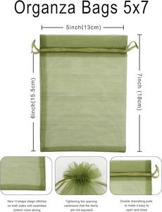 <b>Small</b> Mesh <b>Bags</b> 4x6 Organza <b>Bags</b> Drawstring Jewelry Pouches Sheer Mesh Wrap for Soap Makeup Accessories Hotel Sample Display - Product Image 2