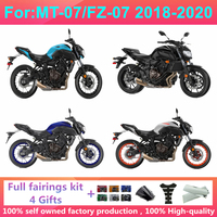 Kit de carénage complet pour moto à injection, compatible avec Yamaha MT07 FZ07 MT-07 MT 07 2018-2020