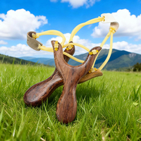 Jouets d'extérieur pour enfants en gros, catapulte en bois de wengé de haute qualité avec logo personnalisé, élastique en caoutchouc, fabrication artisanale, tir à l'élastique, en vente