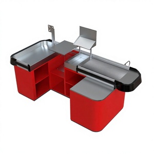 Highbright Compact Checkout <b>Counter</b> without Conveyor Belt for Supermarket & Retail Stores - Product Image 1