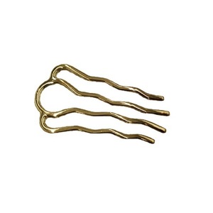 Épingles à cheveux de style antique en cuivre pur plaqué or et argent, à quatre branches, pour usage quotidien - Product Image 5