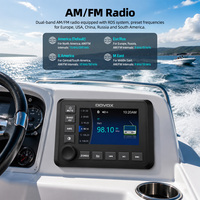 Radio stéréo marine JMC avec écran TFT de 4,1 pouces, design étanche pour utilisation en bateau, lecteur MP3 USB et radio AM/FM